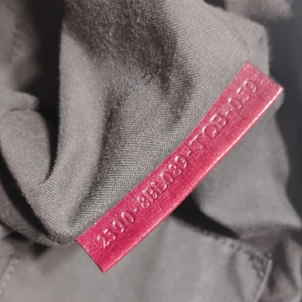 SALE! Fendi Zucchino Canvas Leather Purple/Red Color Combination 2Way & Dust Bag - Picture 15 of 16